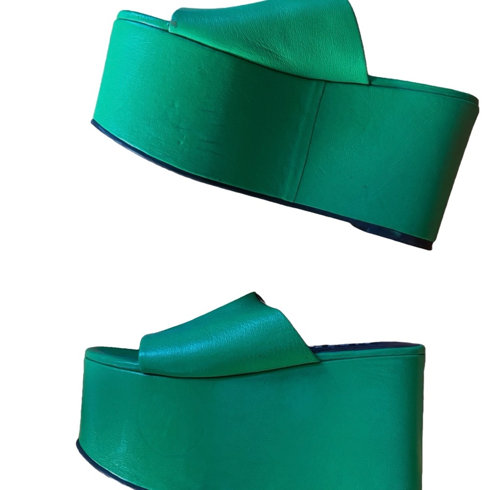 Simon Miller Green Platform Heels